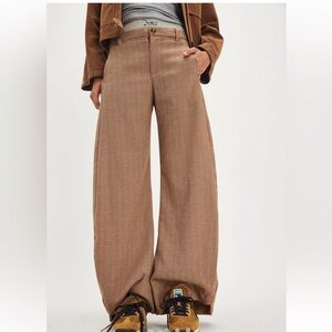 BNWT Free People Spotlight Herringbone Trousers